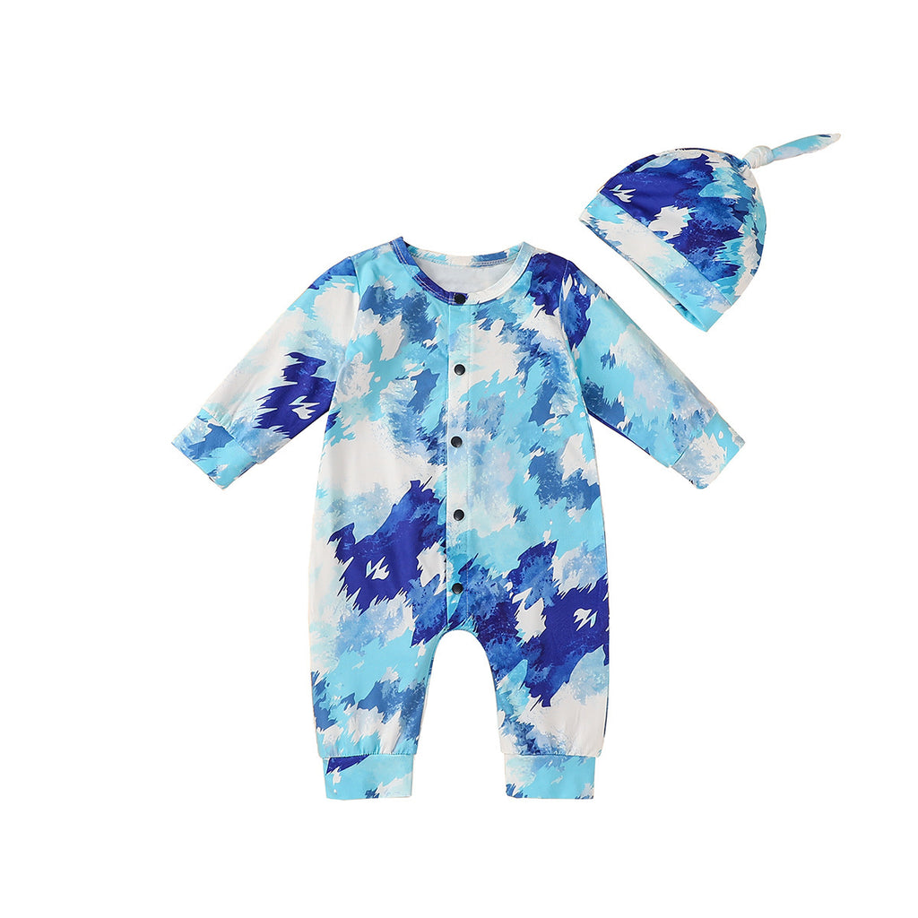 Long sleeve baby jumpsuit