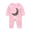 Girl moon monogram jumpsuit climbing suit