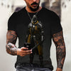 3D Digital Printing Casual Short-Sleeved T-Shirt