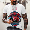 New Men Summer 3D Shirt Top Printed Street Short Sleeve