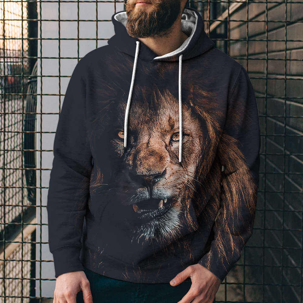 3D Digital Printing Casual Hoodie Sweatshirt