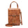 Korean style ladies tassel oil wax leather crossbody bag