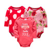 Three-Piece Baby Suit With Envelope Collar