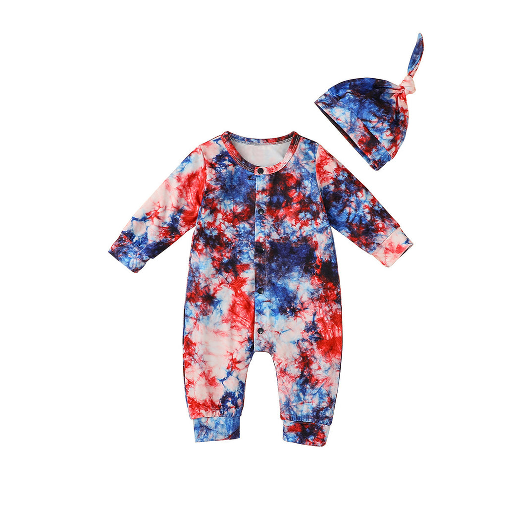 Long sleeve baby jumpsuit