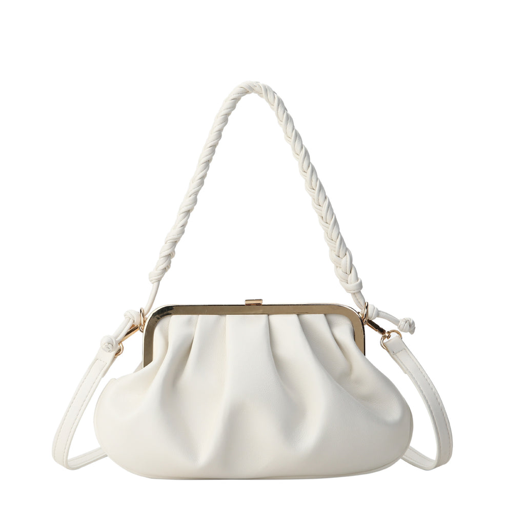 Fashion Pleated One-shoulder Cloud Bag