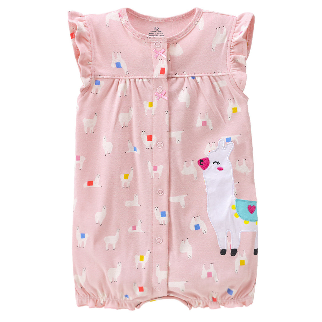 Babies And Young Children's Short-sleeved Romper