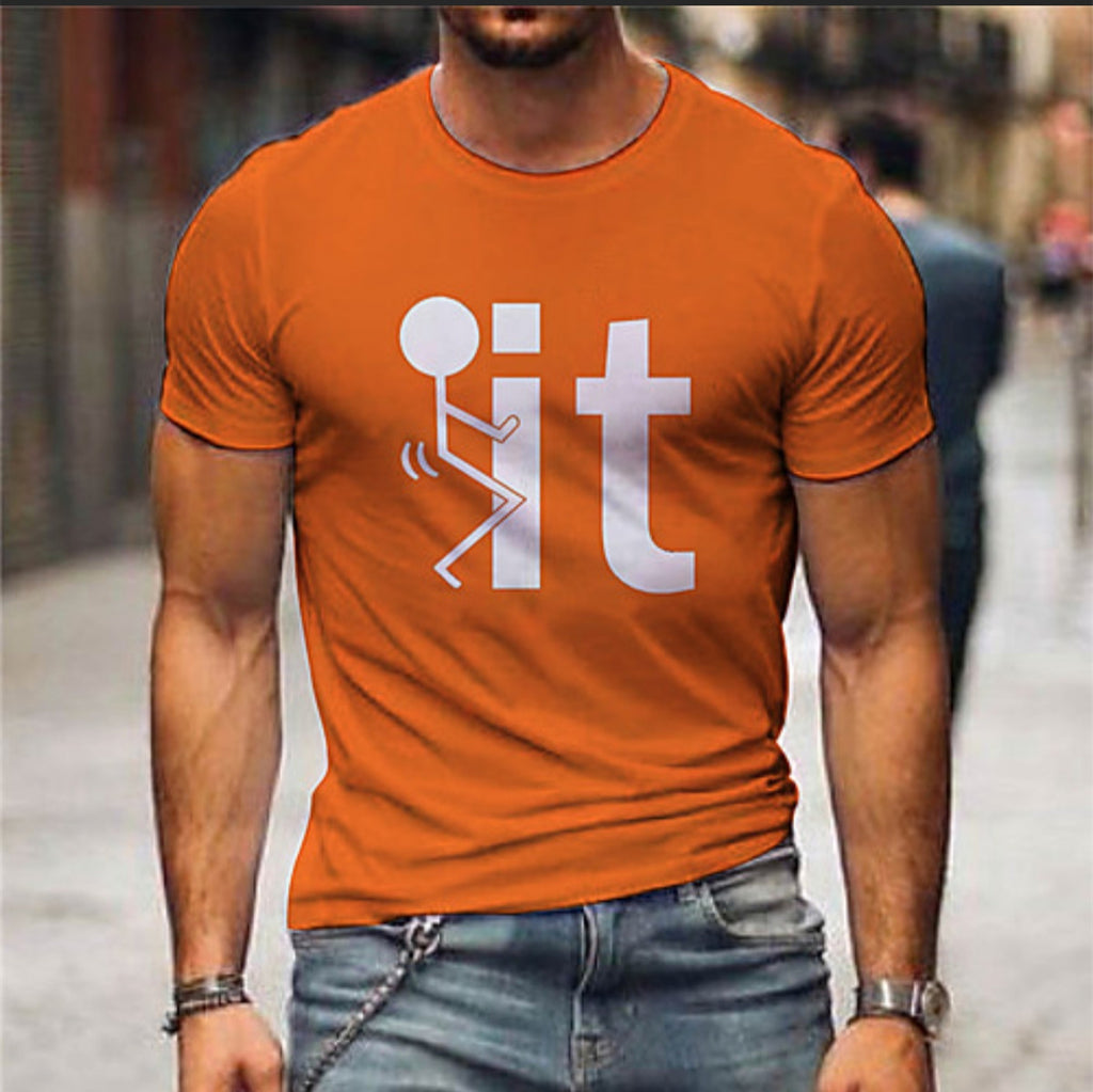 3D Digital Round Neck Short Sleeve T-Shirt