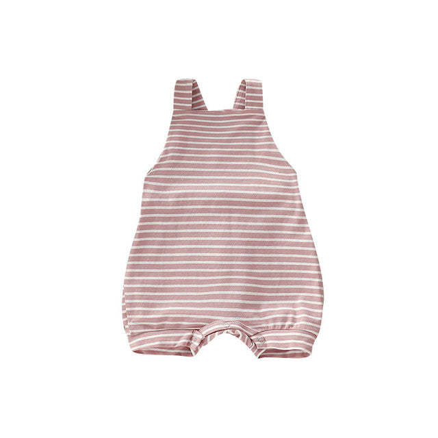 Fashion Girls Striped Jumpsuit Cute