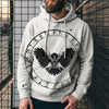 3D Digital Printing Loose Hooded Sweatshirt