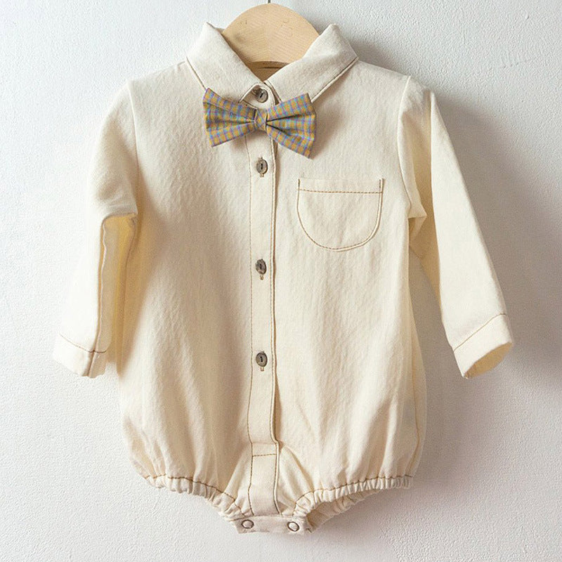 Baby long sleeve one piece fart creeper