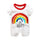 Short-sleeved romper baby romper