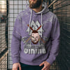 3D Digital Printing Loose Hooded Sweatshirt