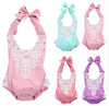 Laced Halter Sunsuit Ha Yi Triangle, Harbin Infant Romper