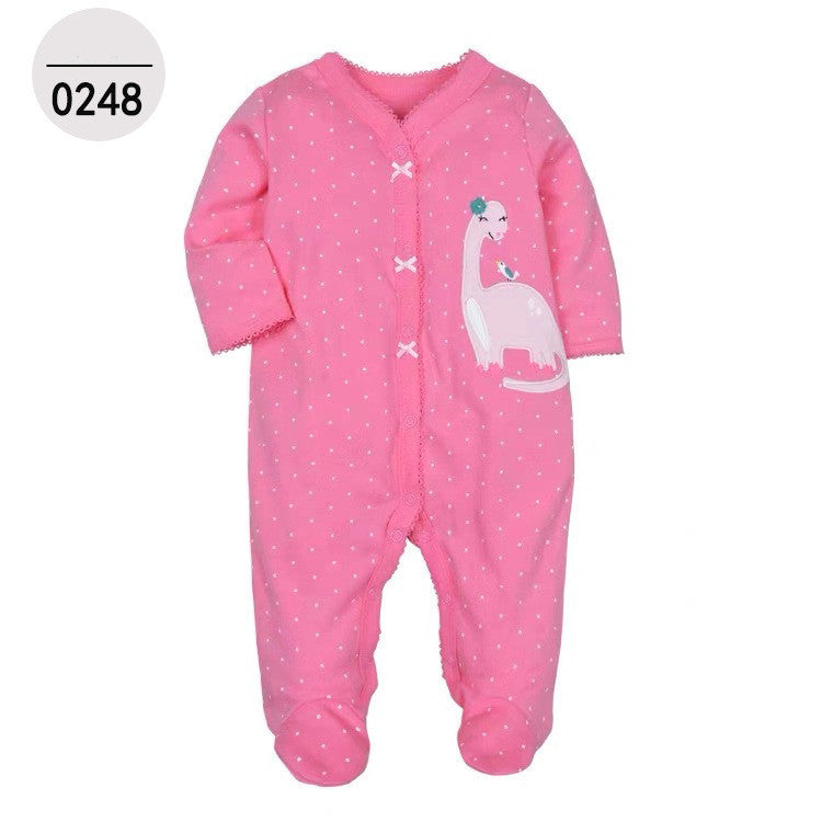 Baby's Catsuit, Button Climbing Suit, Baby's One-Piece Suit, Baby's Clothes