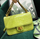 Mustard green square bag