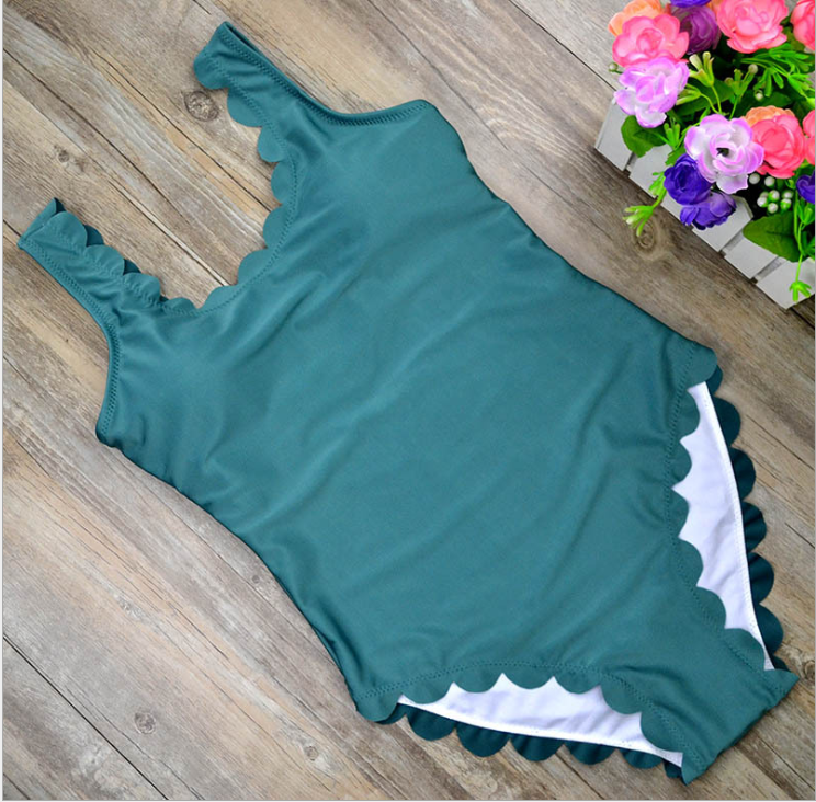 Swimsuit explosion wavy swimsuit