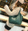 Dumplings four-piece portable PU shoulder bag Solid color lychee bag