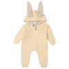 Big ears bunny one-piece l hooded zipper romper romper