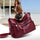 Casual soft leather diagonal bag