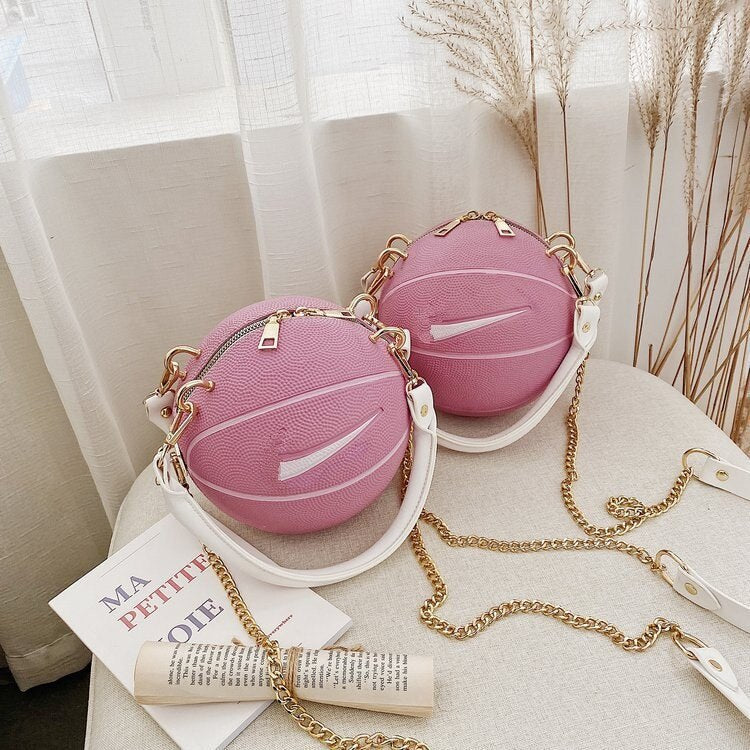 New spherical handbag shoulder diagonal bag