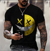 3D Digital Round Neck Short Sleeve T-Shirt