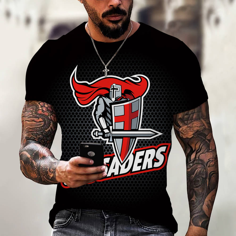 3D Digital Printing Casual Short-Sleeved T-Shirt