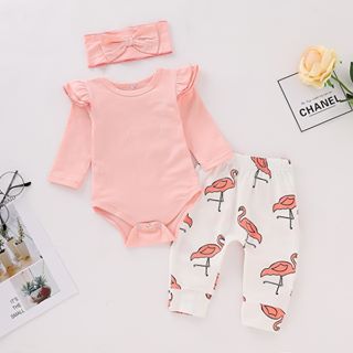 Small children long sleeve printing 3 pieces