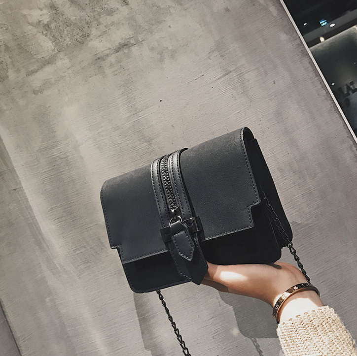 New wave matte small square bag female mini shoulder chain small bag messenger bag wild party