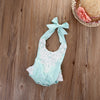 Laced Halter Sunsuit Ha Yi Triangle, Harbin Infant Romper