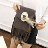 Golden tassel One Shoulder Messenger Bag