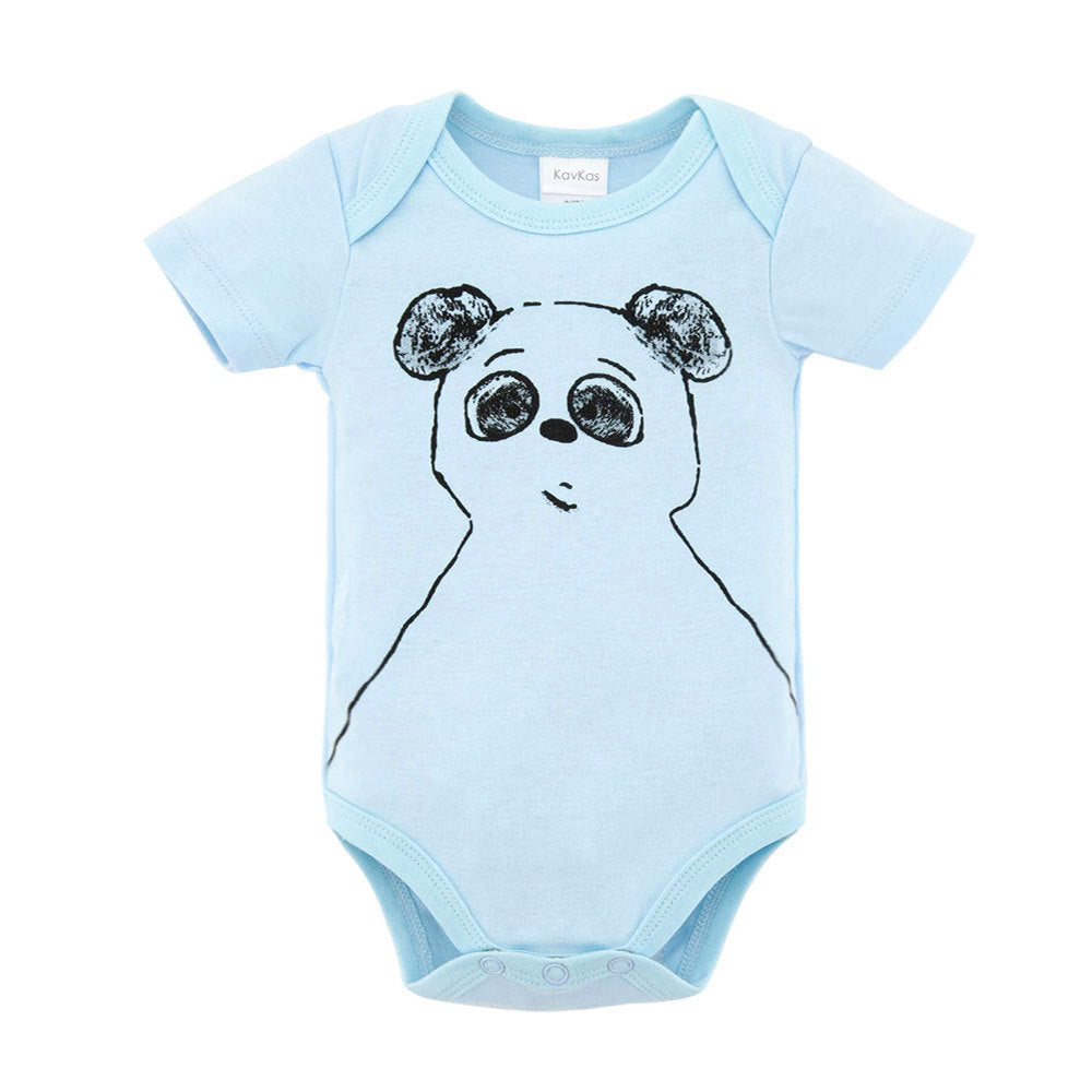 Cotton short-sleeved bodysuit