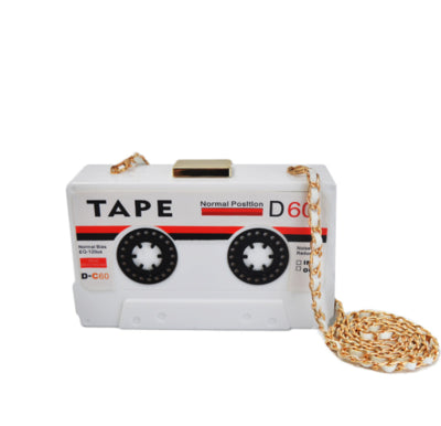 Retro Cassette Tape Purse