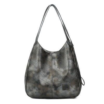 Vintage soft leather shoulder bag