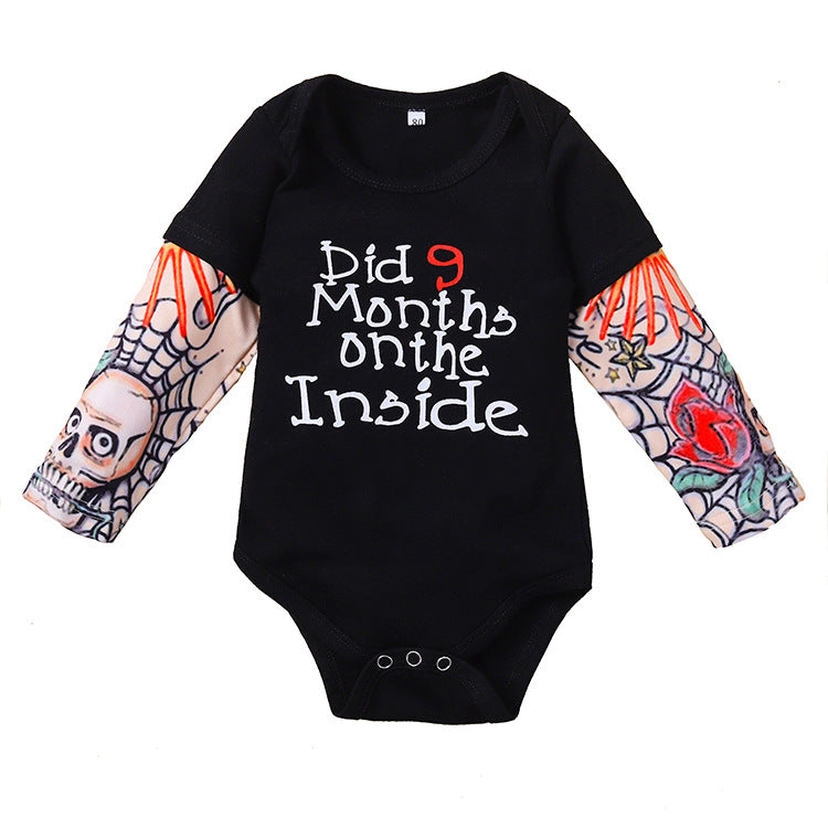 Long sleeve crawling suit for baby