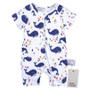 Newborn printed double zip bodysuit