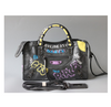 New Personality Alphabet Graffiti Locomotive Large Bag Messenger Bag Female Large Capacity Shoulder Female Handbag