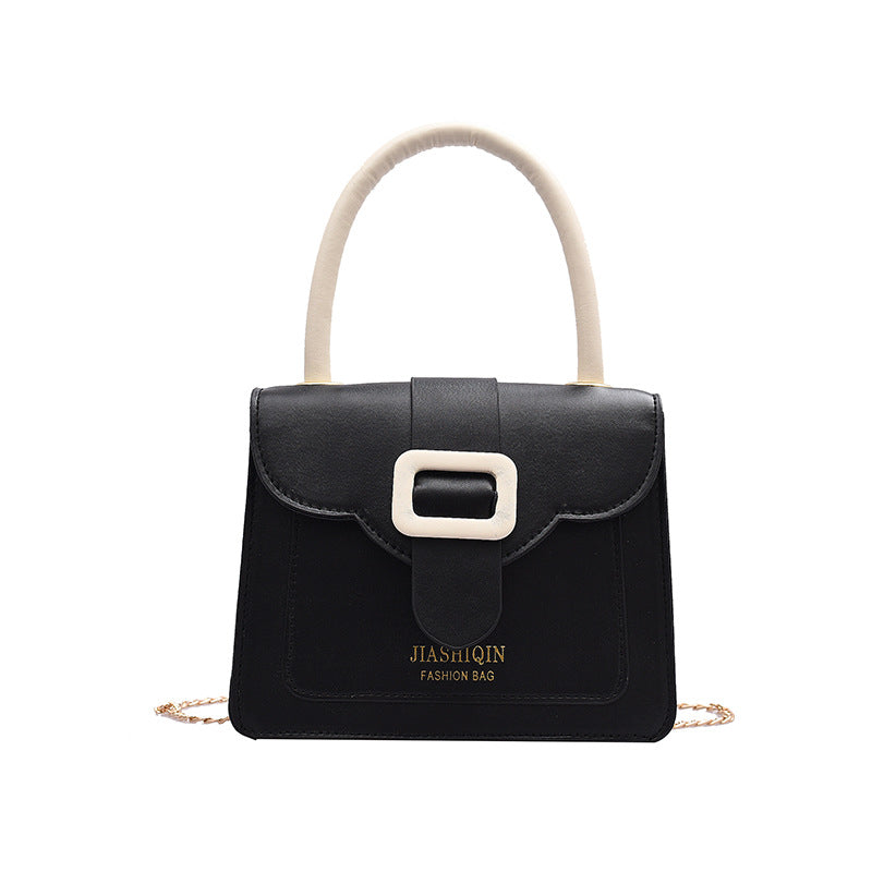 Solid color one shoulder messenger bag