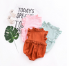 Newborn Baby Girl Sleeveless Ruffles Romper Underwear Apparel Summer