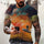 New Men Summer 3Dt Shirt Top Printing Street Short Sleeves