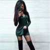 New Solid Color Slim Fake Two-piece V-neck Jumpsuit