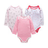 Three-Piece Baby Suit With Envelope Collar