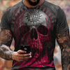 3D Digital Round Neck Short Sleeve T-Shirt