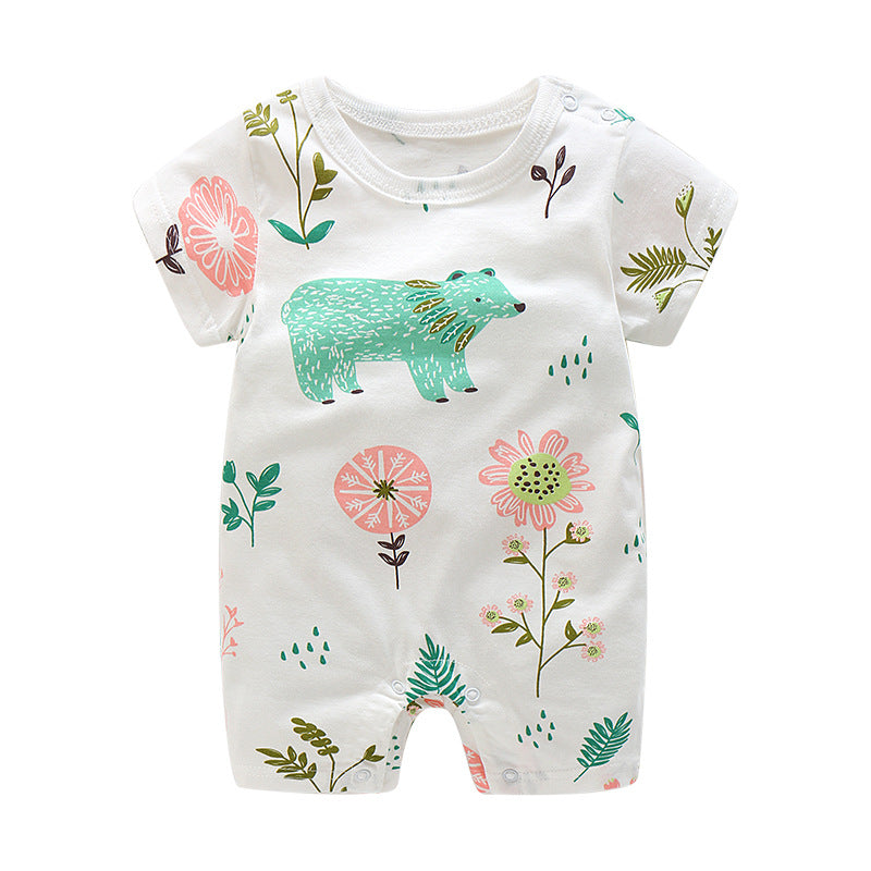 Baby cotton romper