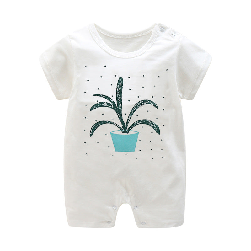 Baby cotton romper