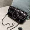 Small fragrance chain bag retro motorcycle bag