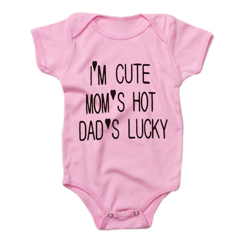 Letter print short-sleeved triangle jumpsuit