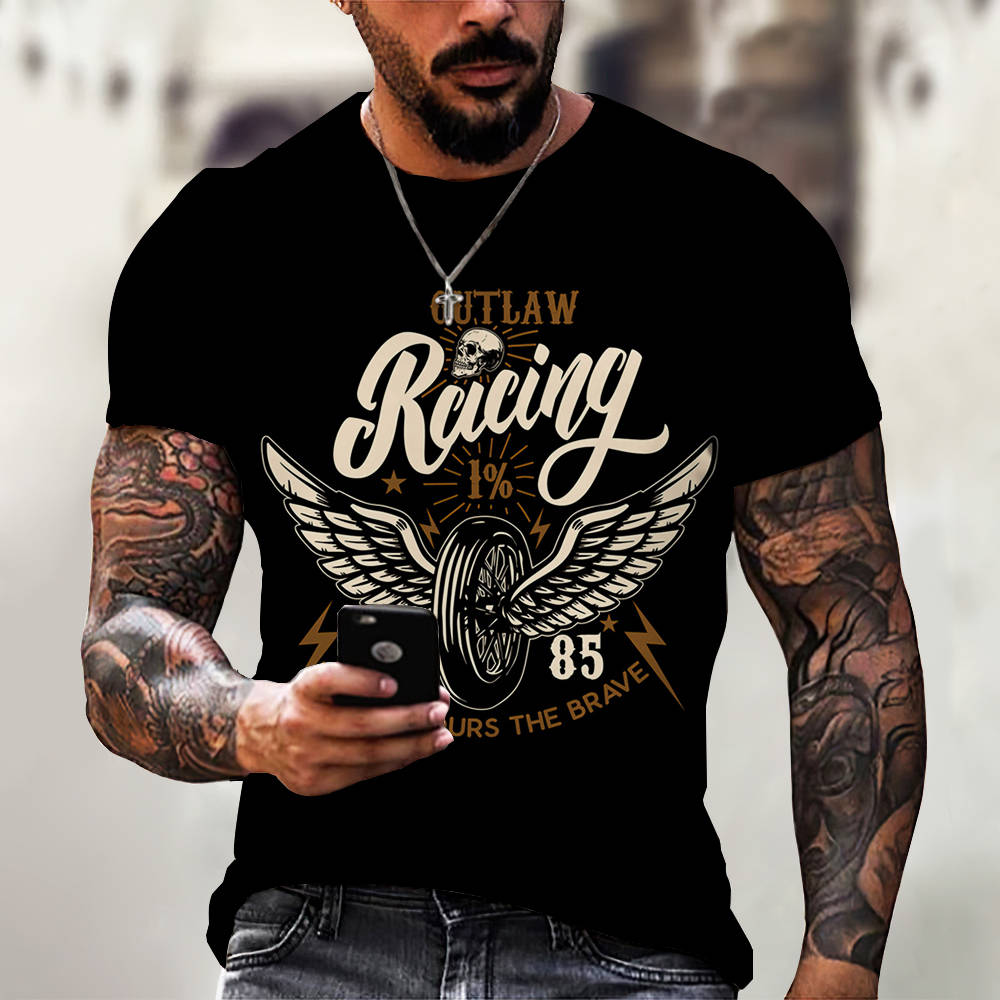 3D Digital Printing Casual Short-Sleeved T-Shirt