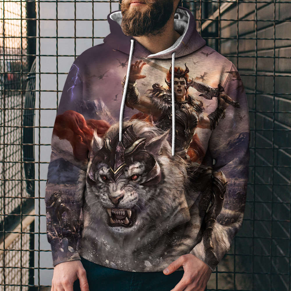 3D Digital Printing Sports Hoodie Sweatshirt