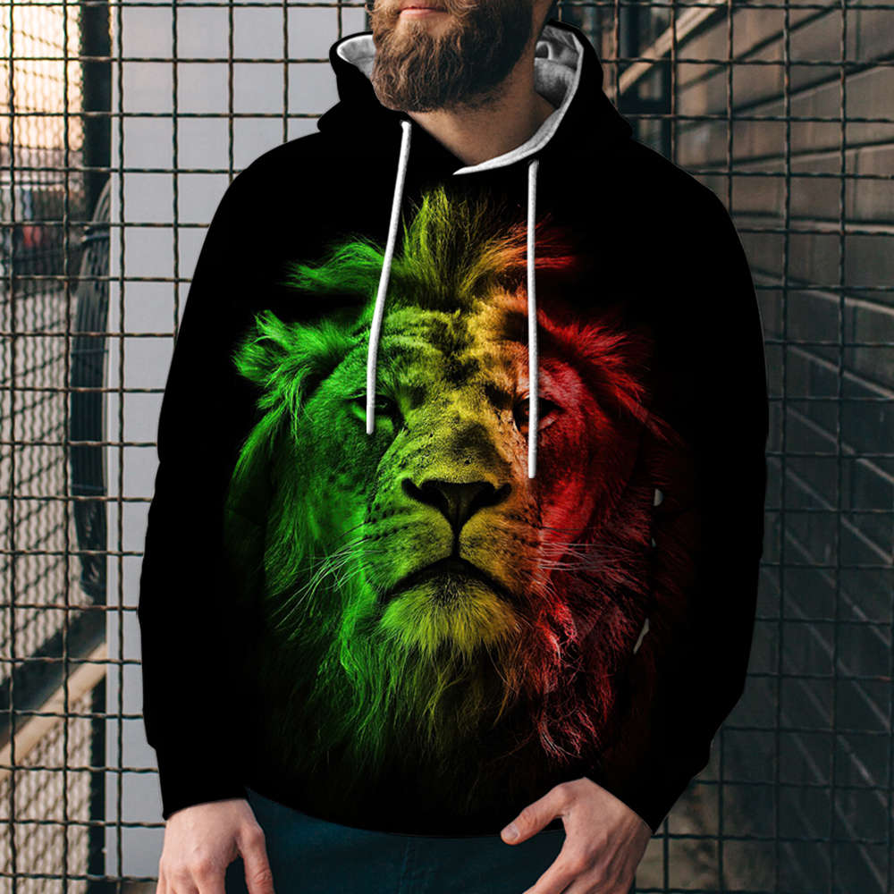 3D Digital Printing Casual Hoodie Sweatshirt