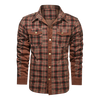 Men Plaid Jacket Casual Autumn Winter Jacket Men Slim Fit Jacket